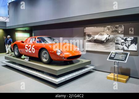 Florida, Süd, Neapel, REVS Institute of Automotive Research, Automobil, Autoautos, Museum, Miles Collier, Privatsammlung, seltene Automobile, Rennwagen, Vintag Stockfoto