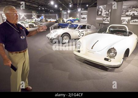 Florida, Süd, Neapel, REVS Institute of Automotive Research, Automobil, Autoautos, Museum, Miles Collier, Privatsammlung, seltene Automobile, Rennwagen, Vintag Stockfoto