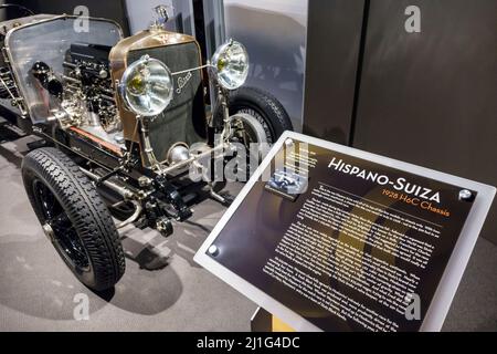 Naples Florida, REVS Institute of Automotive Research, Auto, Museum, Miles Collier, Privatsammlung, seltene Automobile, Rennwagen, Vintage, Konservierung, Ausstellung Stockfoto