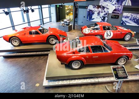 Naples Florida, REVS Institute of Automotive Research, Auto, Museum, Miles Collier, Privatsammlung, seltene Automobile, Rennwagen, Vintage, Konservierung, Ausstellung Stockfoto