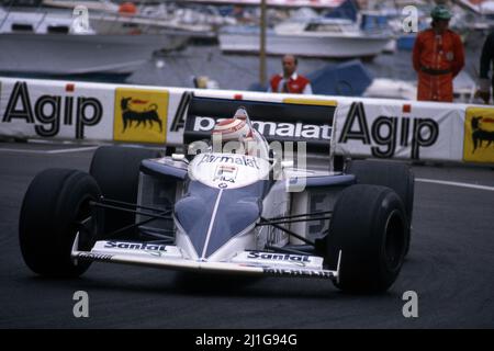 Nelson Piquet (BRA) Brabham BT52 BMW 2. Position Stockfoto