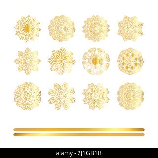 Traditionelle indische Kunst Henna Tattoo mehndi Design. Stock Vektor