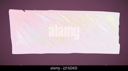 Comic Vektor Sprechblasen Vintage-Stil. Handgezeichnete Pastellelemente. Stock Vektor