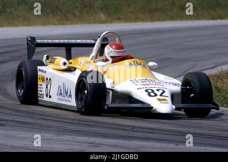 Pierluigi Martini (ITA) Ralt RT3 Alfa Romeo Novamotor Team Pavesi Stockfoto