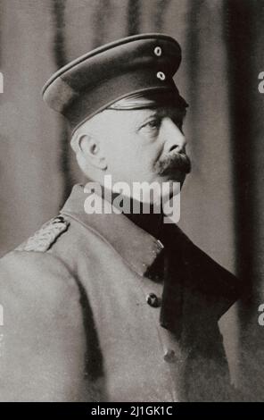 General von Guretzky-Cornewitz, einer unserer siegreichen Führer in Verdun. 1916 Hans Karl Moritz von Guretzky-Cornitz (1855-1917), Deutscher General von Inf Stockfoto