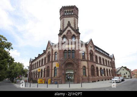 Postamt in Aschersleben, Sachsen-Anhalt, Deutschland Stockfoto