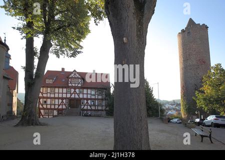 Heckturm in Schlitz im Vogelsberg, Hessen, Deutschland Stockfoto