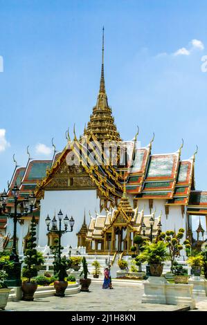 Dusit Maha Prasat Hall auf dem Grand Place. Bangkok, Thailand Stockfoto