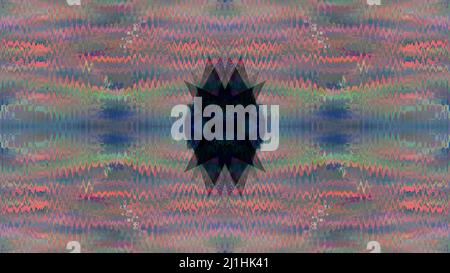 Ein abstraktes irisierendes Burst-Hintergrundbild. Stockfoto