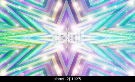Ein abstraktes, funkelndes Starburst-Hintergrundbild. Stockfoto
