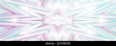 Ein abstraktes, funkelndes Starburst-Hintergrundbild. Stockfoto