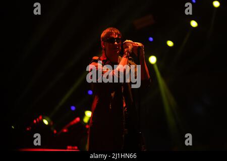 Sao Paulo, Brasilien. 25. März 2022. The Strokes during Lollapalooza Brasil 2022 music Festival at Autódromo Interlagos in São Paulo this Friday, March 25 Credit: Brazil Photo Press/Alamy Live News Stockfoto