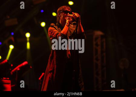 Sao Paulo, Brasilien. 25. März 2022. The Strokes during Lollapalooza Brasil 2022 music Festival at Autódromo Interlagos in São Paulo this Friday, March 25 Credit: Brazil Photo Press/Alamy Live News Stockfoto