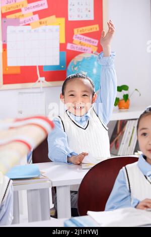 Grundschüler in der Klasse Stockfoto