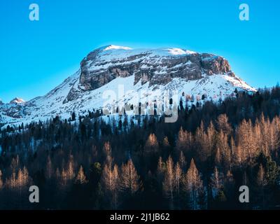 Punta Croda Negra Mountain Nuvolau Group oder Cinque Torri Region der Dolomiten, Italien Stockfoto