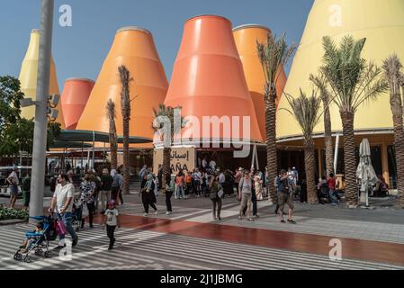 Dubai, Vereinigte Arabische Emirate – 22. März 2022, Dubai International Expo 2020,The Spain Pavilion Stockfoto