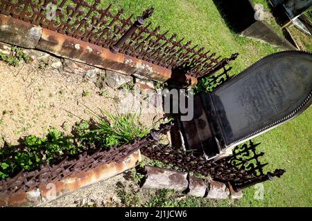 Grab auf dem historischen Toowong Friedhof in Brisbane Australien Stockfoto