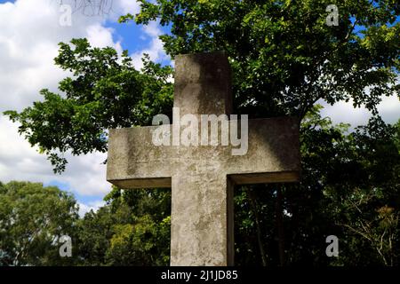 Grab auf dem historischen Toowong Friedhof in Brisbane Australien Stockfoto