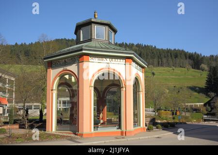 Sophienquelle erbaut 1835 in Bad Peterstal, Baden-Württemberg, Deutschland Stockfoto