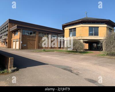 Barkers Schuhgeschäft und Fabrik Earls Barton Northamptonshire UK Hauptniederlassung Großbritannien Großbritannien berühmt England England Stockfoto