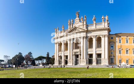 Ein Bild der Archbasilika des heiligen Johannes Lateran. Stockfoto