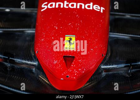 Dschidda, Saudi-Arabien. 26. März 2022. Scuderia Ferrari F1-75, mechanische Details während der 2. Runde der 2022 FIA Formel 2 Meisterschaft vom 25. Bis 27. März 2022 auf dem Jeddah Corniche Circuit, in Jeddah, Saudi-Arabien - Foto Antonin Vincent / DPPI Credit: DPPI Media/Alamy Live News Stockfoto