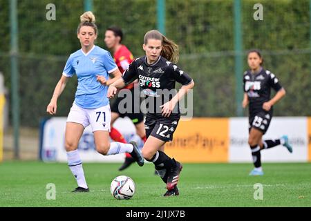 Rom, Italien. 26. März 2022. Sara Mella (Empoli Ladies) während der Italienischen Fußball-Liga Ein Frauen-2021/2022-Spiel zwischen SS Lazio Women gegen Empoli Ladies am 26. März 2022 im Stadion Mirko Fersini Formello (RM). Quelle: Live Media Publishing Group/Alamy Live News Stockfoto