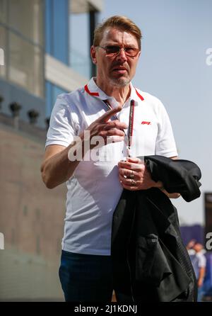 Dschidda, Saudi-Arabien. 26. März 2022. Mika Häkkinen (FIN), F1 großer Preis von Saudi-Arabien auf dem Kurs von Jeddah Corniche am 26. März 2022 in Jeddah, Saudi-Arabien. (Foto von HIGH TWO) Quelle: dpa/Alamy Live News Stockfoto