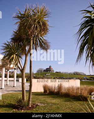 In den Marine Hall Gardens, Fleetwood, Lancashire, England Stockfoto