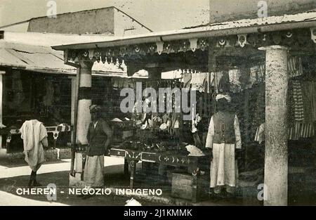 Afrika - Occupazione Italyana dell'Eritrea e dell'Etiopia Stockfoto