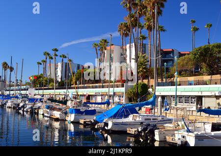 Eine Marina in Redondo Beach, Kalifornien Stockfoto