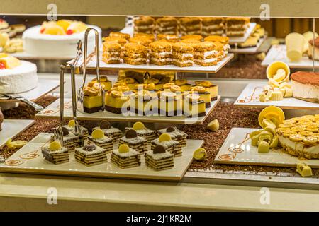 Türkische Desserts. Türkische Republik Nordzypern (TRNC) Stockfoto