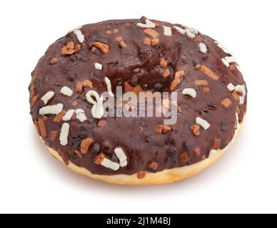 Donut Pfad isoliert auf weiß Stockfoto