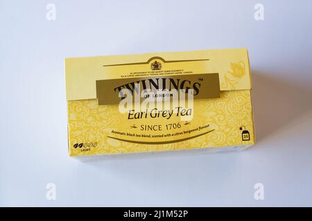 Twinings Earl Grey Tee. Stockfoto