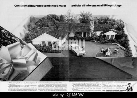 Vintage 2. Dezember 1974 „Sports Illustrated“-Anzeige, USA Stockfoto