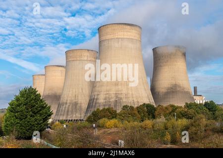 Ratcliffe Power Station, Ratcliffe on Soar, Nottingham, Großbritannien. Stockfoto