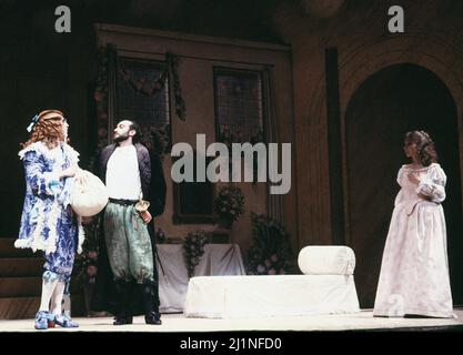 MORETO , AGUSTIN. ESCRITOR ESPÑOL . MADRID 1618 - 1669. TEATRO.“ KEINE PUEDE SER . EL GUARDAR A UNA MUJER“. REPRESENTACION TEATRAL EN MADRID , AÑO1989. COMPAÑIA NACIONAL DE TEATRO CLASICO. DIRECCION , ADOLFO MARSILLACH. Stockfoto