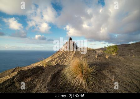 seascape. Agaete. Westküste von Gran Canaria. Kanarische Inseln Stockfoto