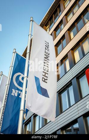 Rheinmetall AG, Hauptsitz in Düsseldorf Stockfoto