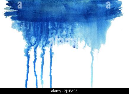 Abstrakt Aquarell handbemalter Hintergrund. Kreative Textur für Design. Stockfoto