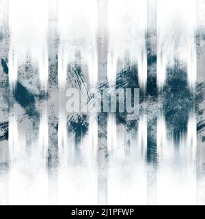 Nahtloses, marineblaues und weißes abstraktes, graues, nahtloses Oberflächenmuster für den Druck Stockfoto