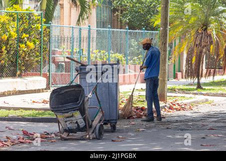 Tägliche Lebensführung in Havanna, Kuba - 18. März 2022 Stockfoto