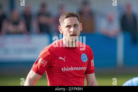 Dean Furman spielt für Warrington Rylands Stockfoto