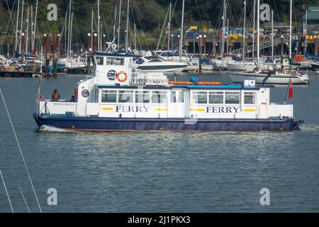 England, Devon, Dartmouth, Fähre Stockfoto