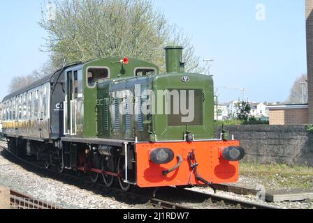 Dartmouth Steam Railway GWR Klasse 03 D2192 „Titan“ nach Paignton, Devon, England, Großbritannien Stockfoto