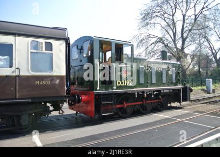 Dartmouth Steam Railway GWR Klasse 03 D2192 „Titan“ nach Paignton, Devon, England, Großbritannien Stockfoto