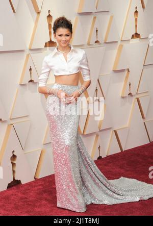 Los Angeles, Kalifornien. 27. März 2022. Zendaya bei der Ankunft für die Academy Awards 94. - Arrivals 3, Dolby Theater, Los Angeles, CA 27. März 2022. Kredit: Elizabeth Goodenough/Everett Collection/Alamy Live Nachrichten Stockfoto