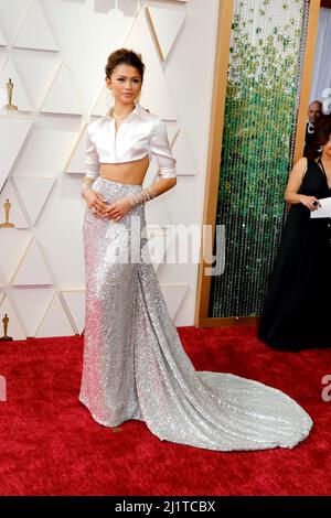 LOS ANGELES - MAR 27: Zendaya Coleman bei den Academy Awards 94. im Dolby Theater am 27. März 2022 in Los Angeles, CA Stockfoto