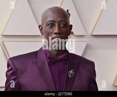 Los Angeles, Usa. 28. März 2022. Wesley Snipes kommt am Sonntag, den 27. März 2022, zu den jährlichen Academy Awards 94. im Dolby Theater in der Hollywood-Sektion von Los Angeles an. Foto von Jim Ruymen/UPI Credit: UPI/Alamy Live News Stockfoto