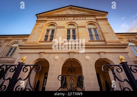 Toowoomba, Queensland, Australien - Historisches Gerichtsgebäude Stockfoto